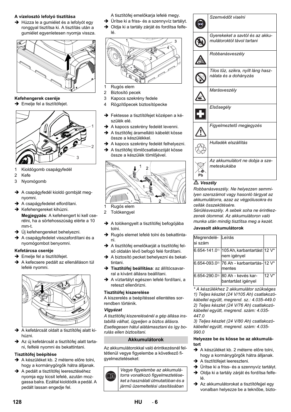 Karcher B 40 C Ep R 55 User Manual | Page 128 / 276