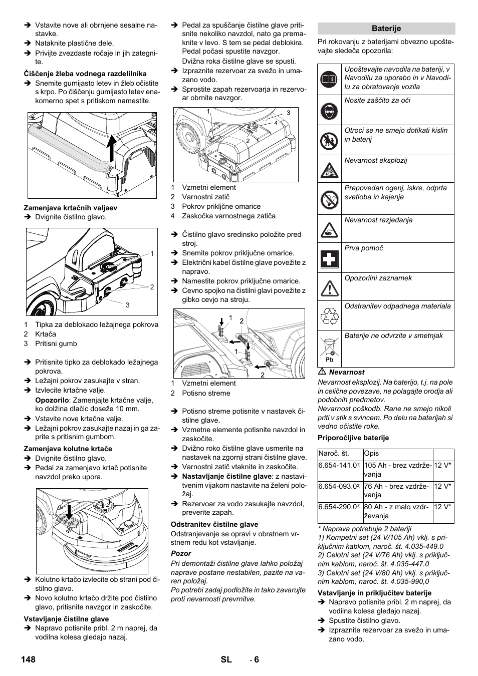 Karcher B 40 C Ep R 55 User Manual | Page 148 / 276