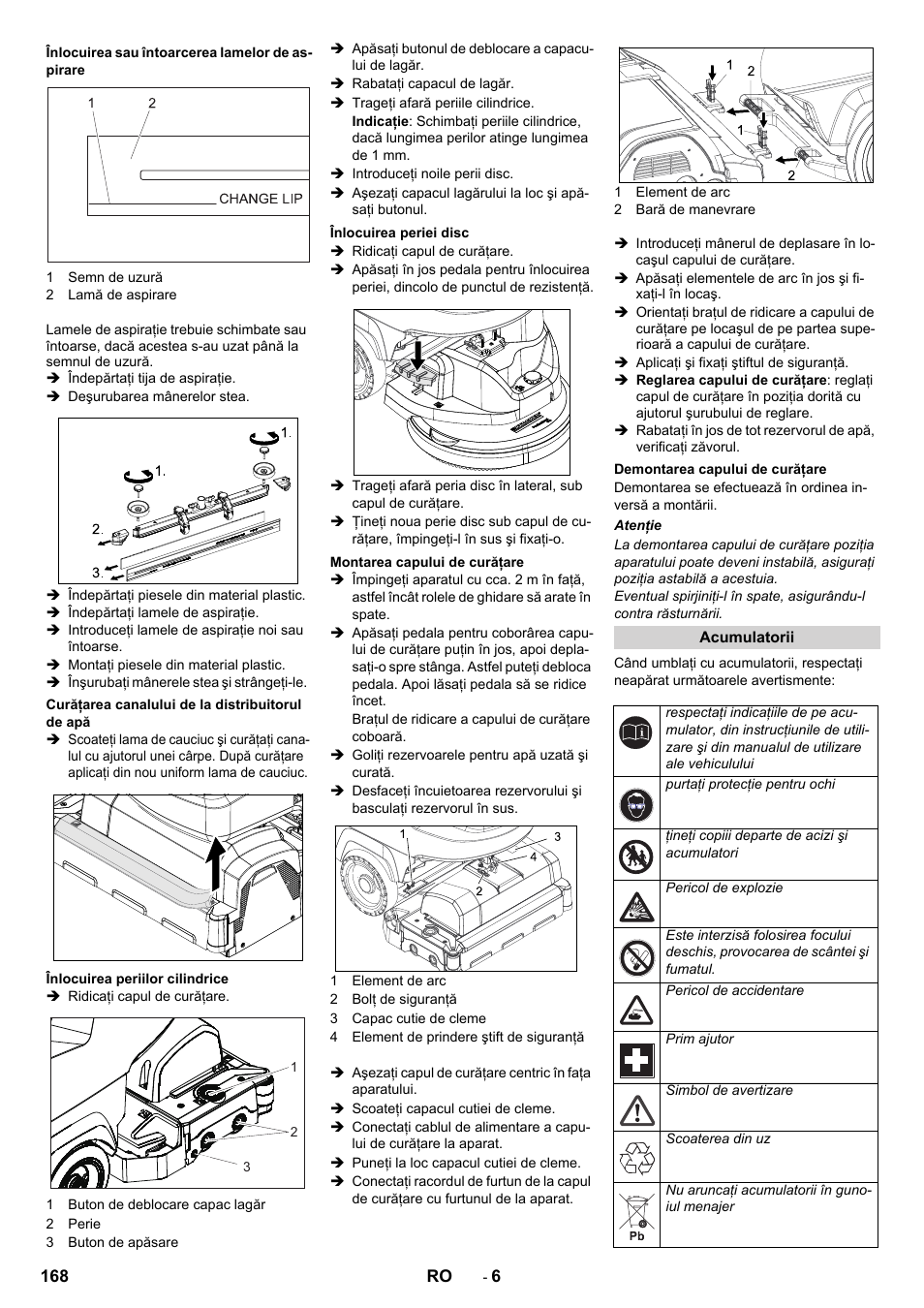Karcher B 40 C Ep R 55 User Manual | Page 168 / 276