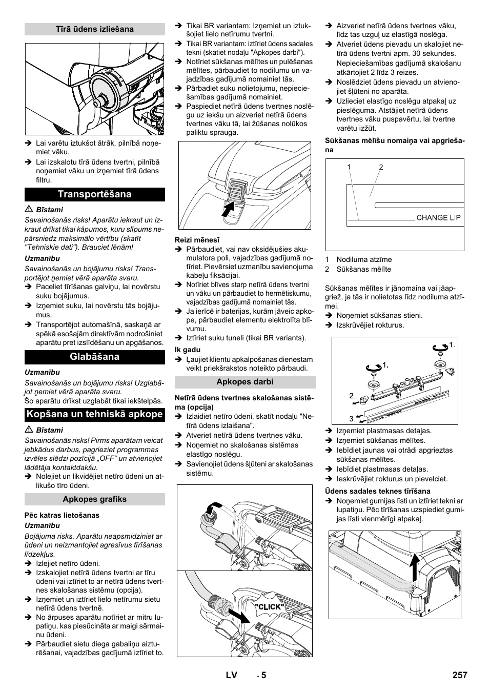 Karcher B 40 C Ep R 55 User Manual | Page 257 / 276
