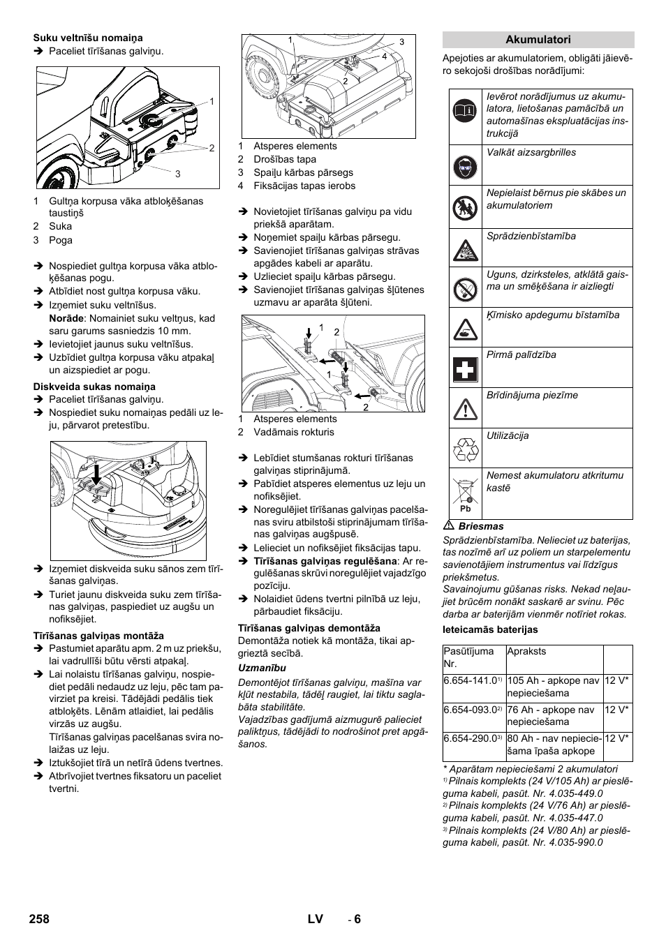 Karcher B 40 C Ep R 55 User Manual | Page 258 / 276