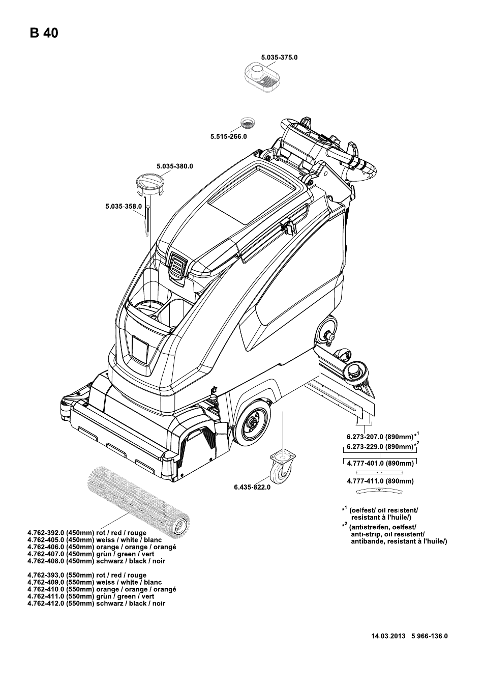 Karcher B 40 C Ep R 55 User Manual | Page 273 / 276