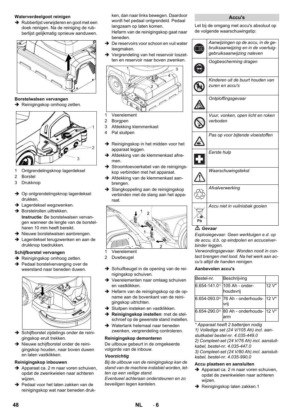 Karcher B 40 C Ep R 55 User Manual | Page 48 / 276