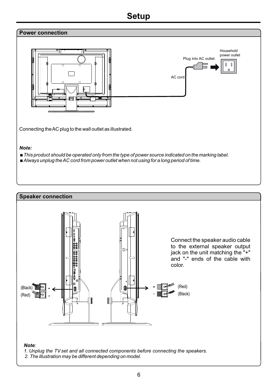 页面 8, Setup | Audiovox FPE3707HR User Manual | Page 8 / 55