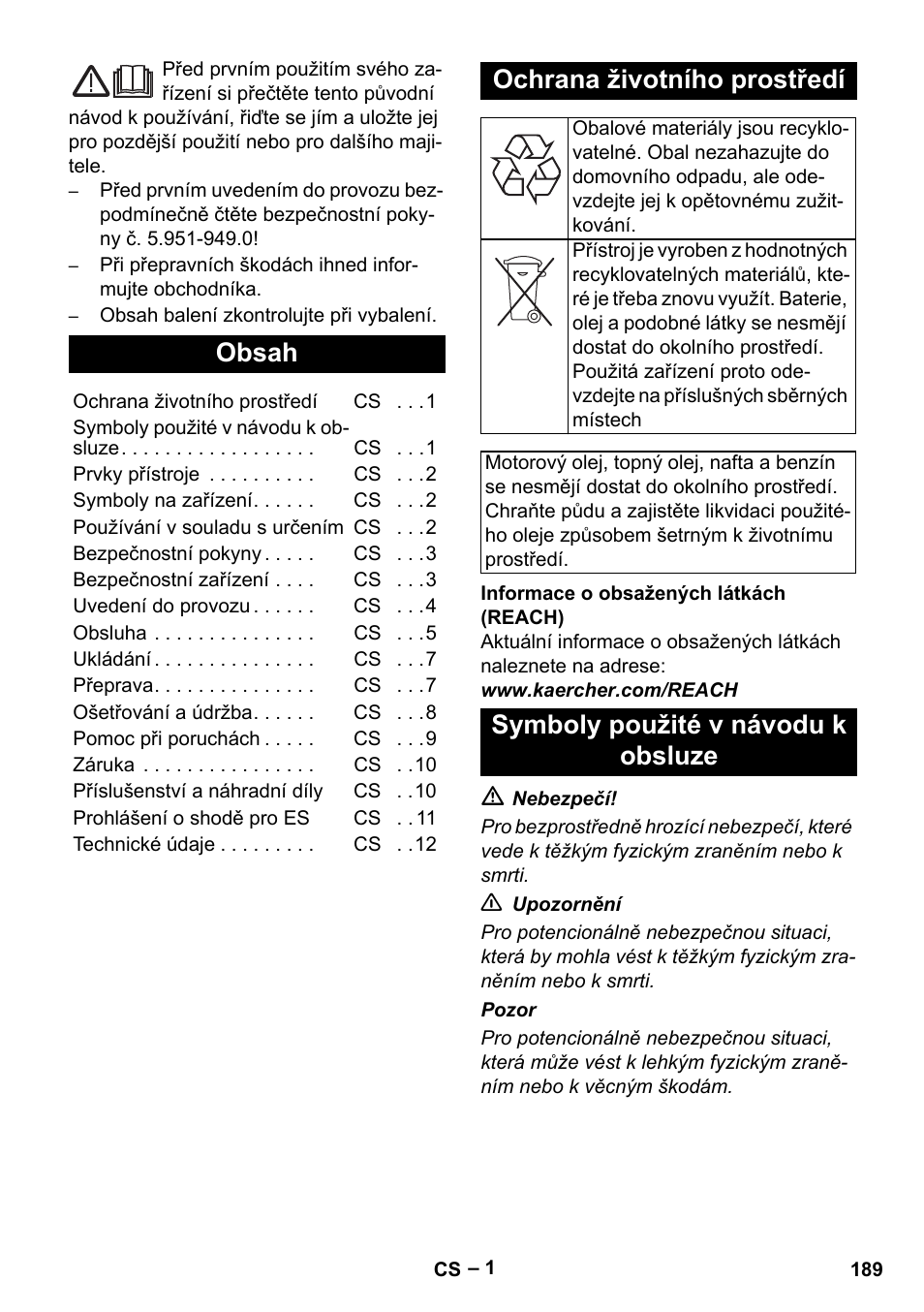 Karcher HDS 801 B User Manual | Page 189 / 332