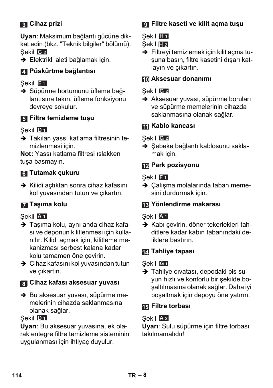 Karcher MV 5 User Manual | Page 114 / 260