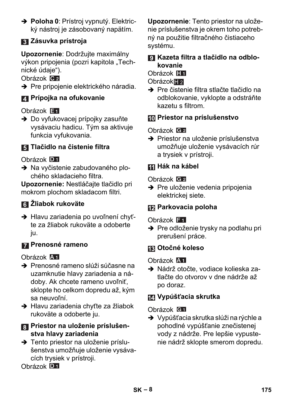 Karcher MV 5 User Manual | Page 175 / 260