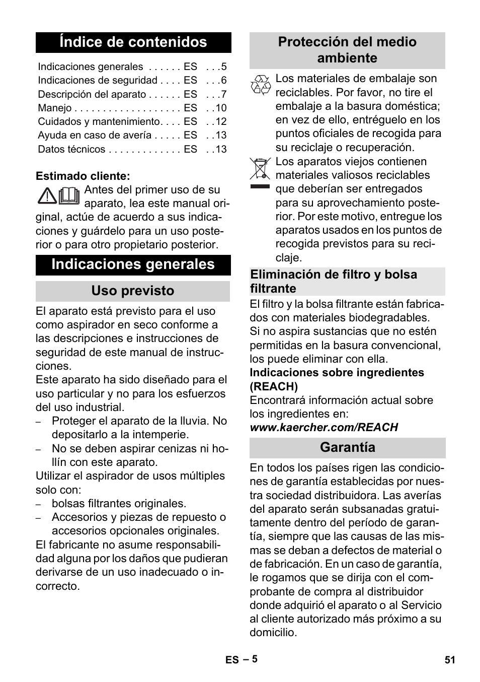Karcher MV 5 User Manual | Page 51 / 260