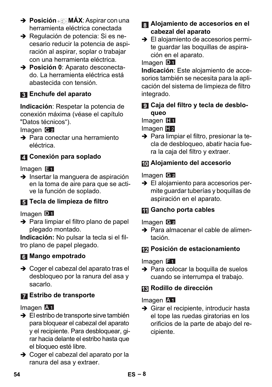 Karcher MV 5 User Manual | Page 54 / 260