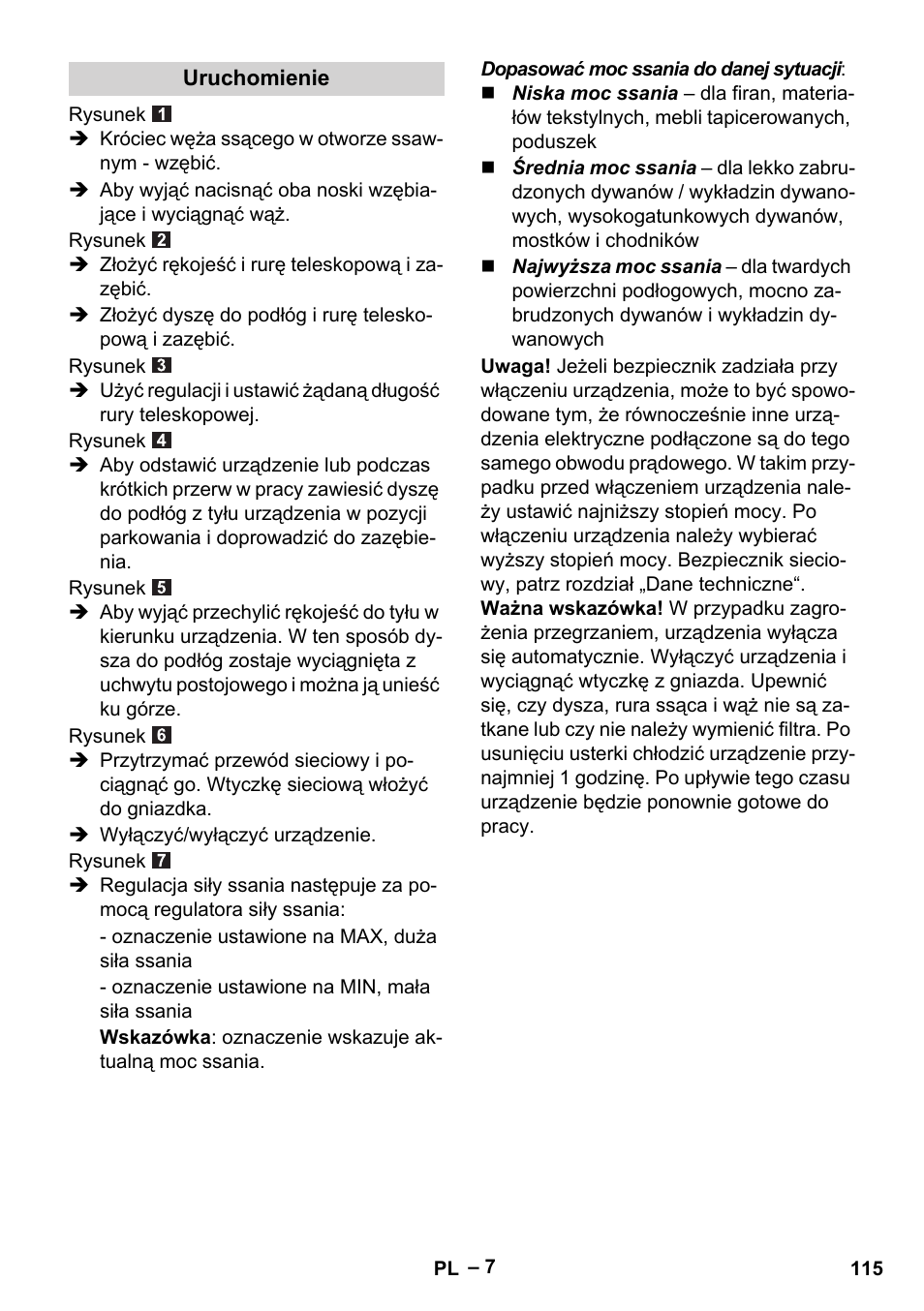 Karcher VC 6200 User Manual | Page 115 / 188