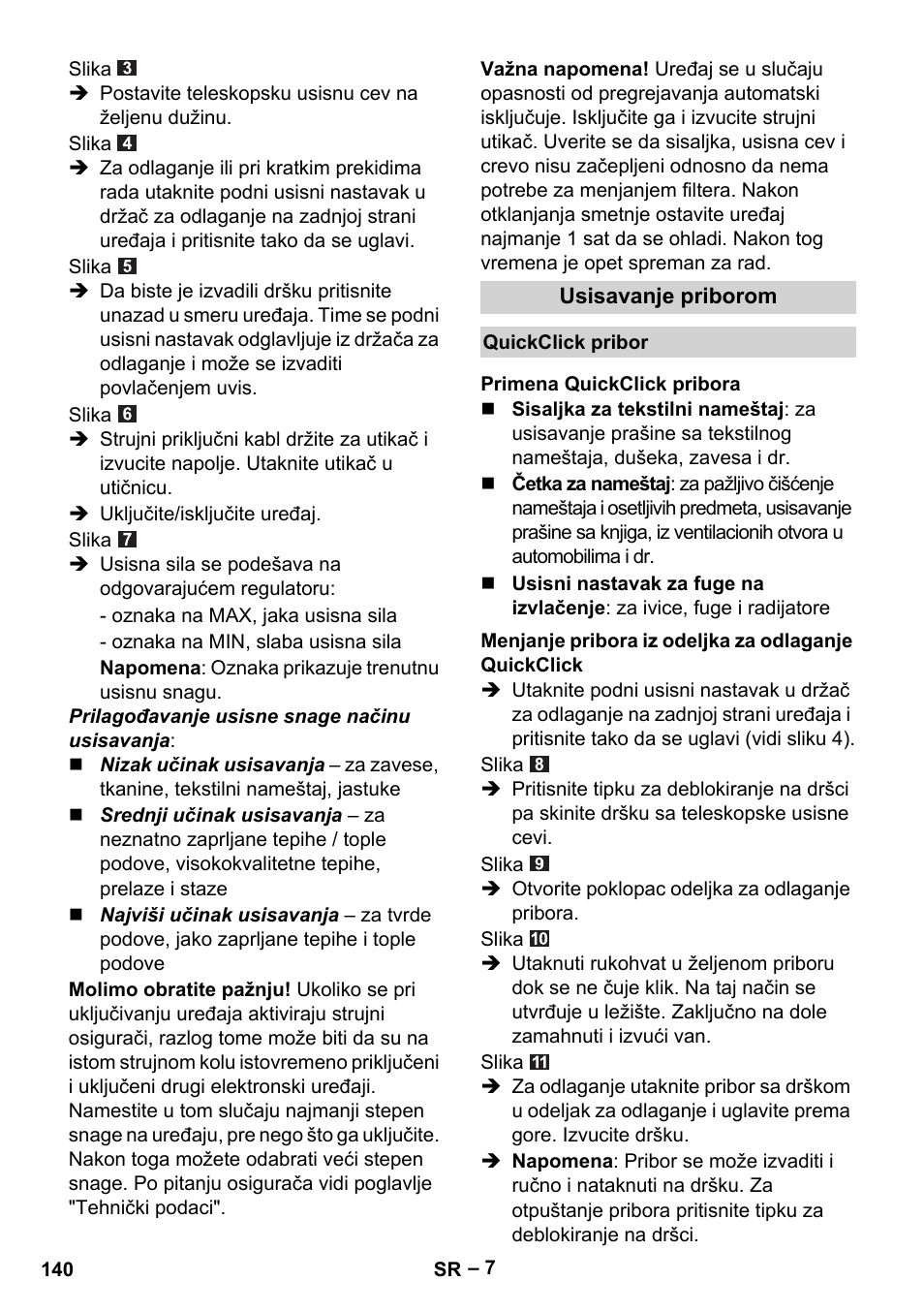 Karcher VC 6200 User Manual | Page 140 / 188