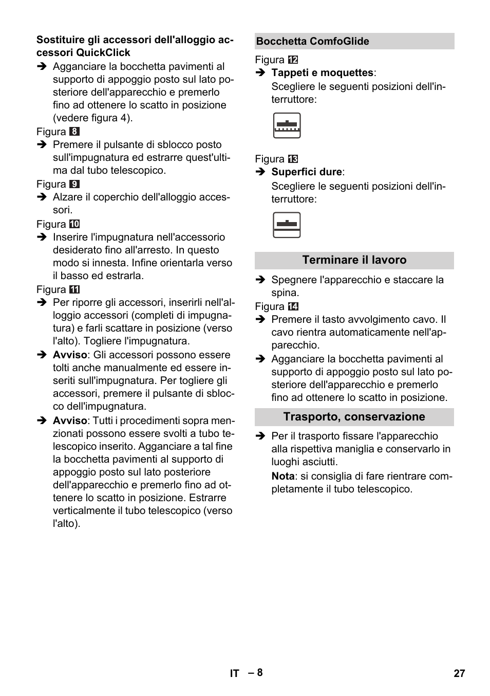 Karcher VC 6200 User Manual | Page 27 / 188