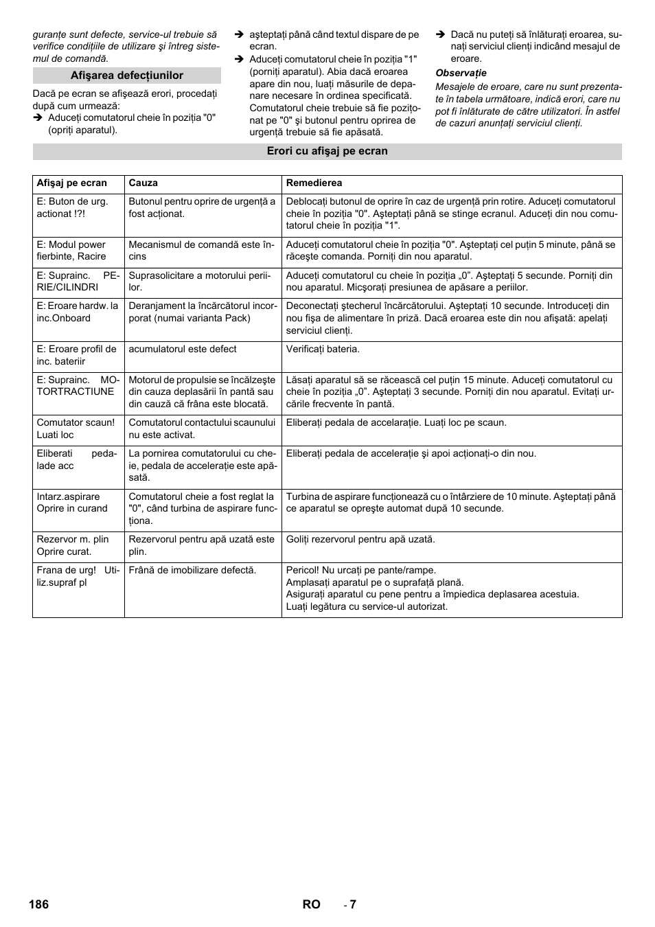 Karcher B 90 R Adv DOSE Bp Pack User Manual | Page 186 / 272