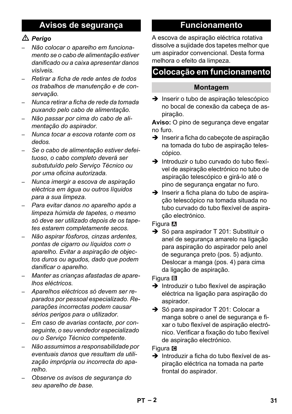 Karcher T 12-1 User Manual | Page 31 / 120