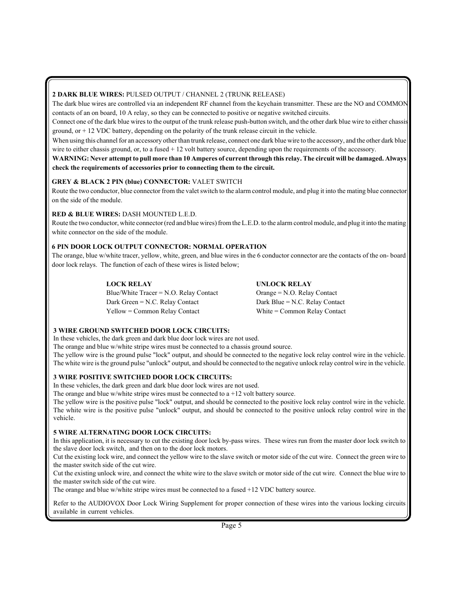 Audiovox PS-330i User Manual | Page 6 / 27