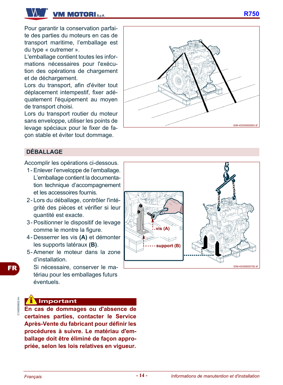 Déballage, Fr r750 | Karcher HD 19-100 De Tr1 User Manual | Page 150 / 224