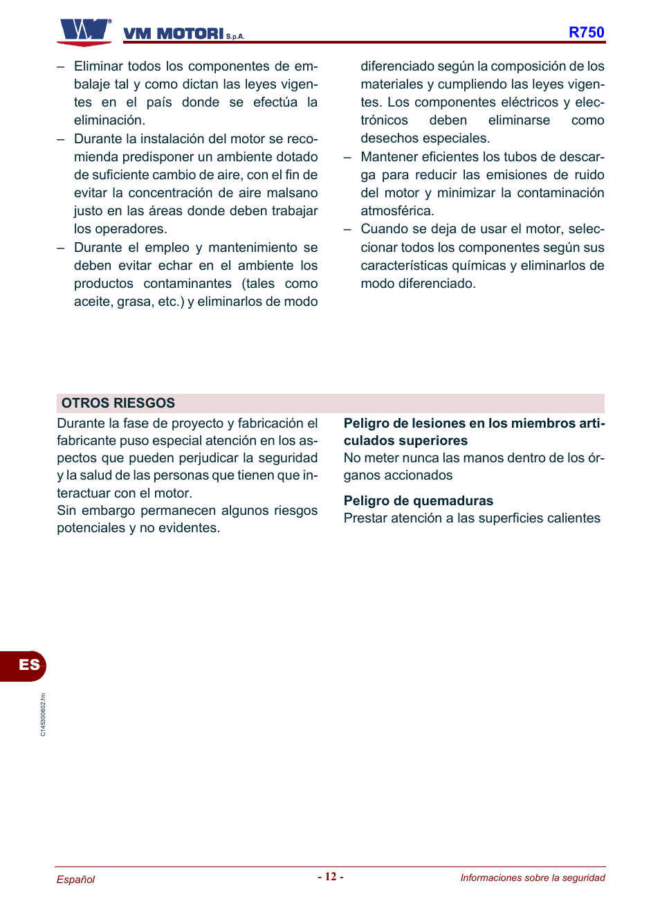 Otros riesgos, R750 | Karcher HD 19-100 De Tr1 User Manual | Page 192 / 224