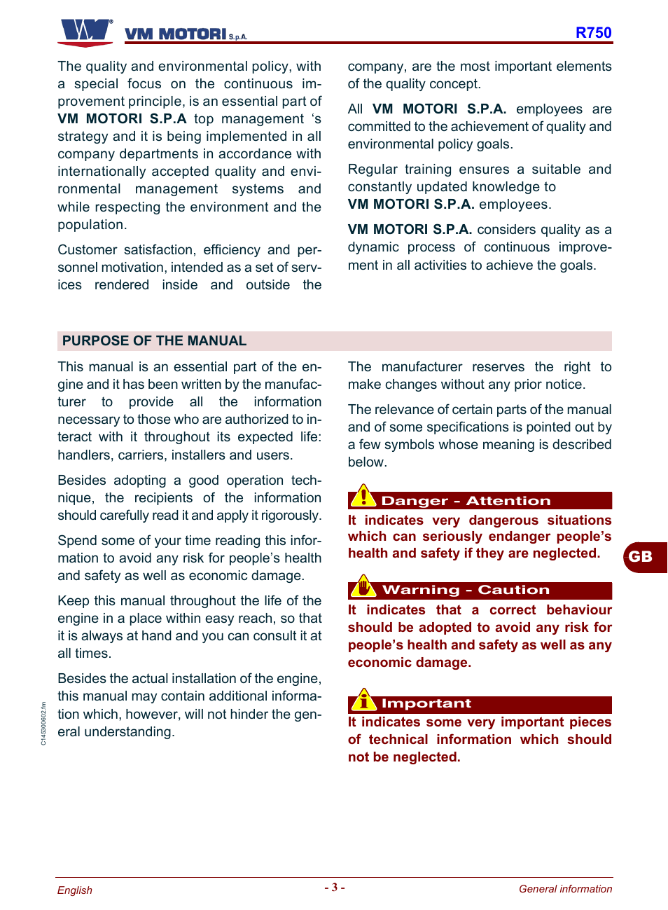 Purpose of the manual, Gb r750 | Karcher HD 19-100 De Tr1 User Manual | Page 51 / 224