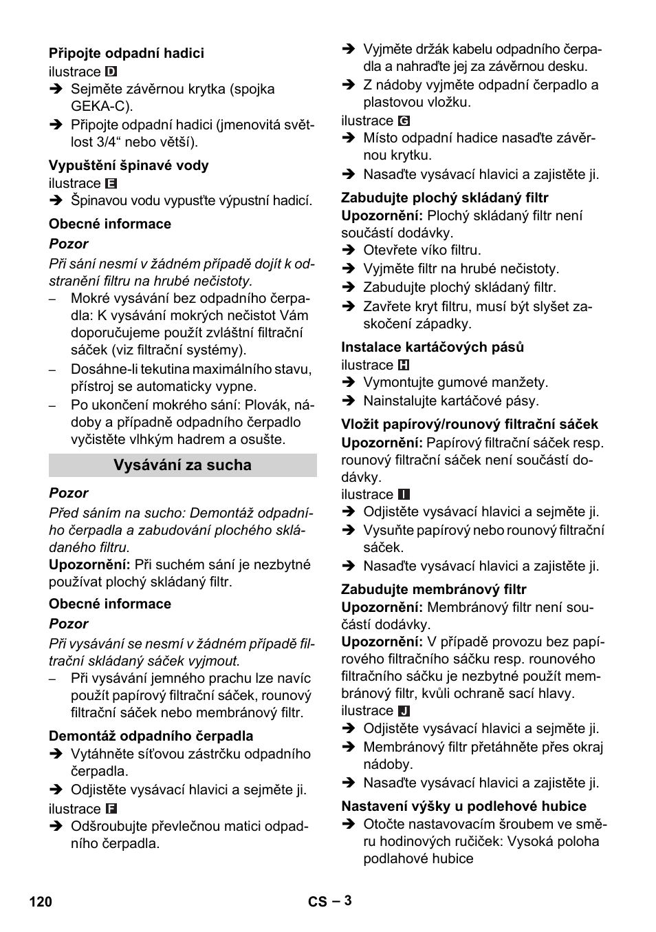 Karcher NT 611 User Manual | Page 120 / 212