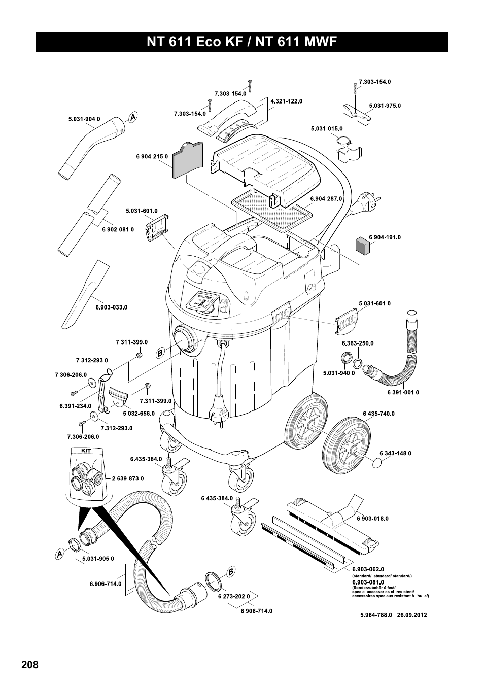 Karcher NT 611 User Manual | Page 208 / 212