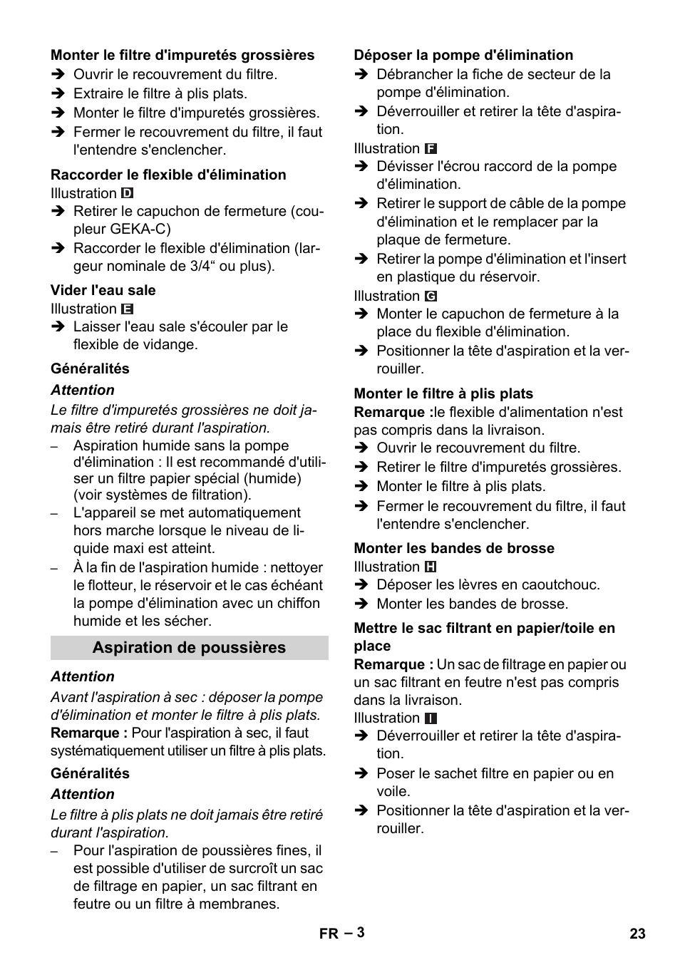 Karcher NT 611 User Manual | Page 23 / 212