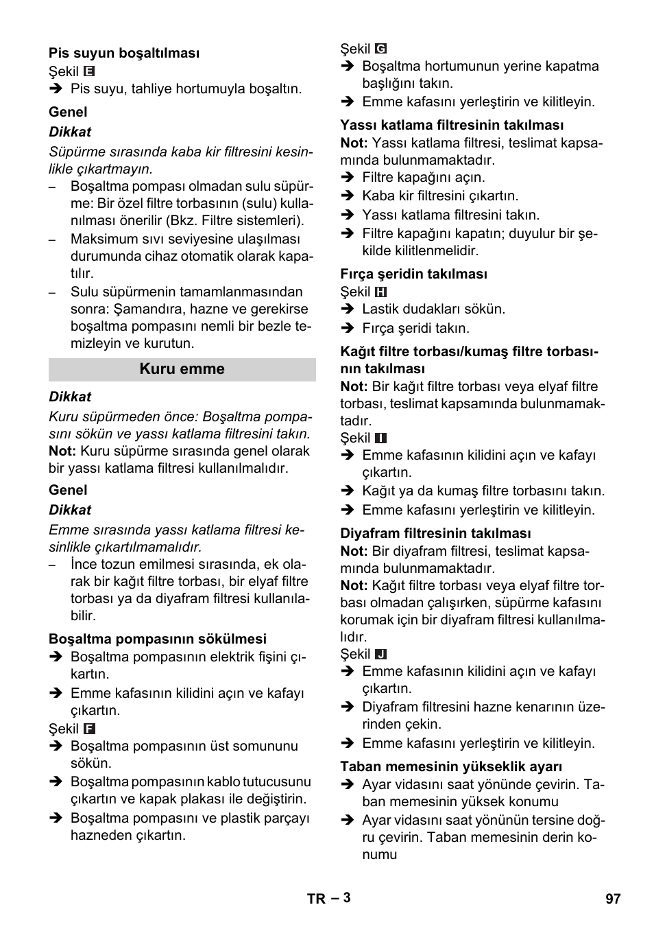 Karcher NT 611 User Manual | Page 97 / 212