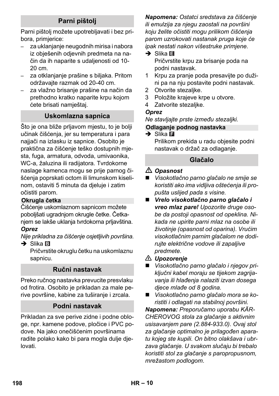 Karcher Stirerie SI 2-600 CB User Manual | Page 198 / 286