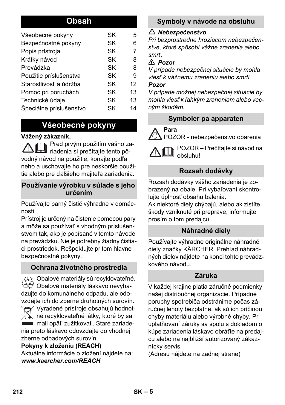 Karcher Stirerie SI 2-600 CB User Manual | Page 212 / 286