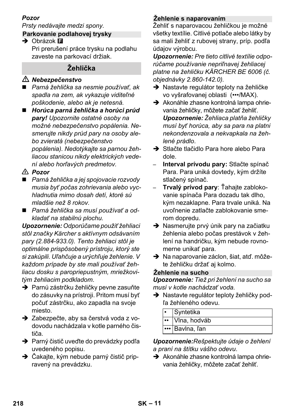 Karcher Stirerie SI 2-600 CB User Manual | Page 218 / 286