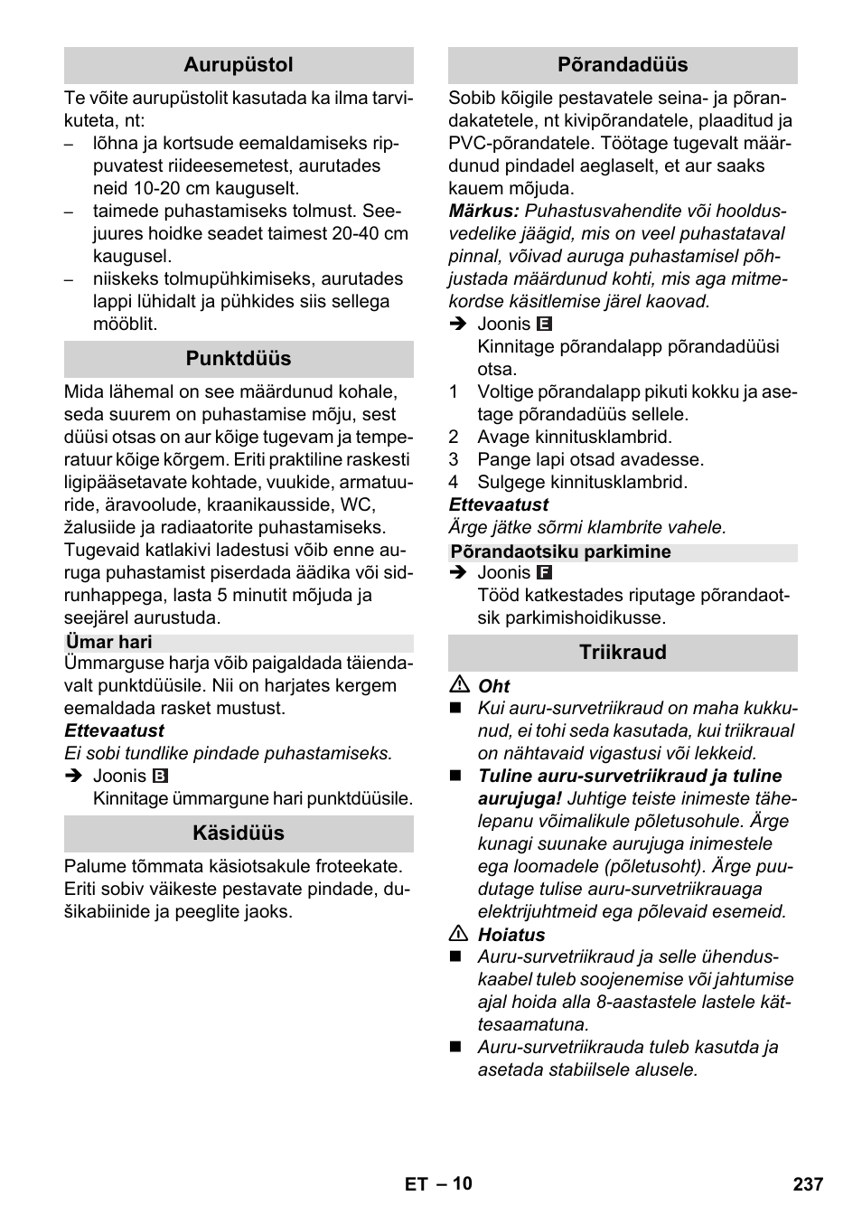 Karcher Stirerie SI 2-600 CB User Manual | Page 237 / 286