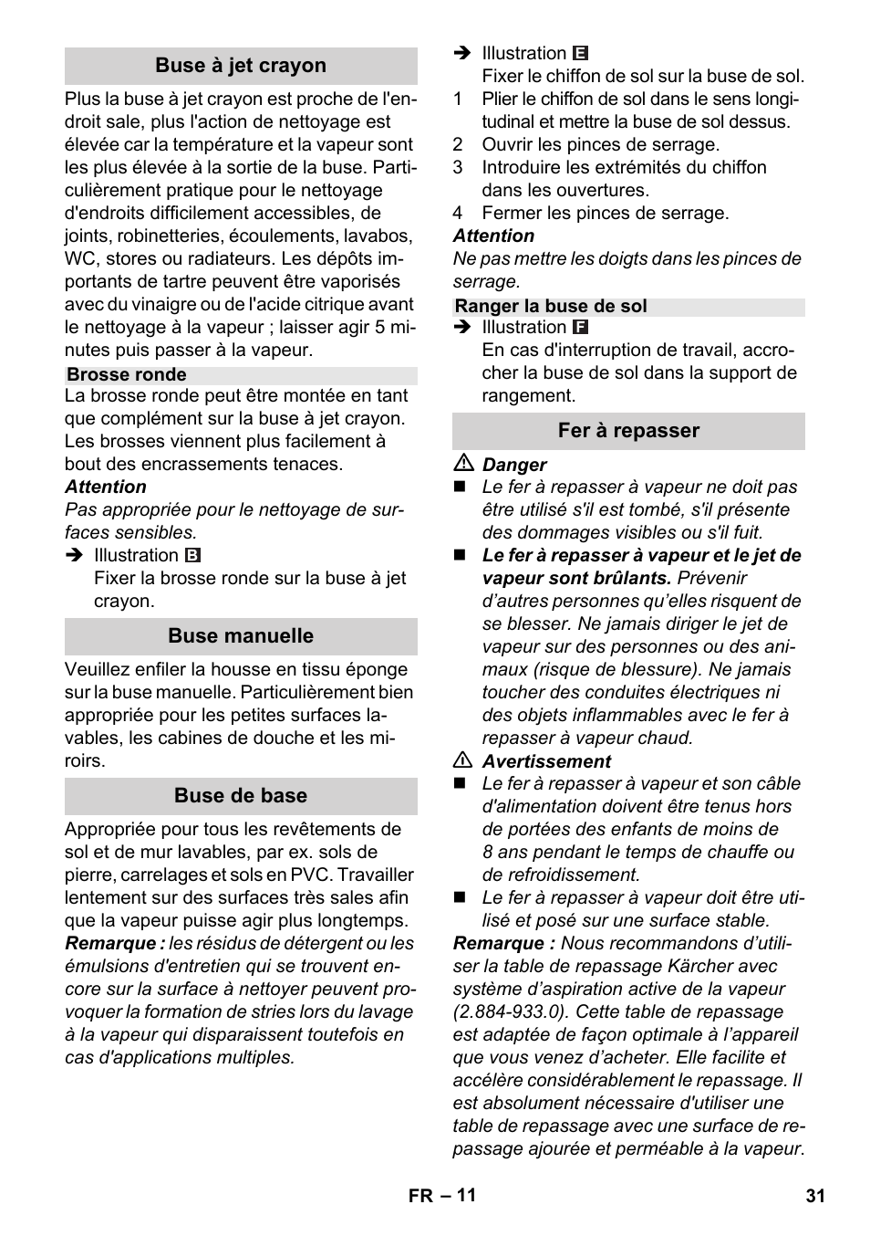 Karcher Stirerie SI 2-600 CB User Manual | Page 31 / 286