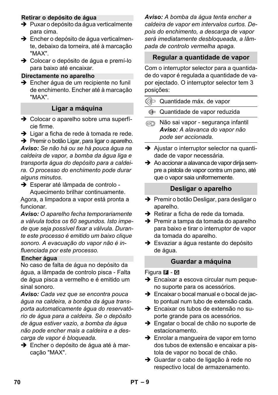 Karcher Stirerie SI 2-600 CB User Manual | Page 70 / 286