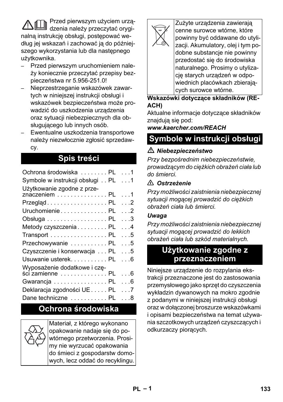 Karcher PUZZI 10-1 User Manual | Page 133 / 216