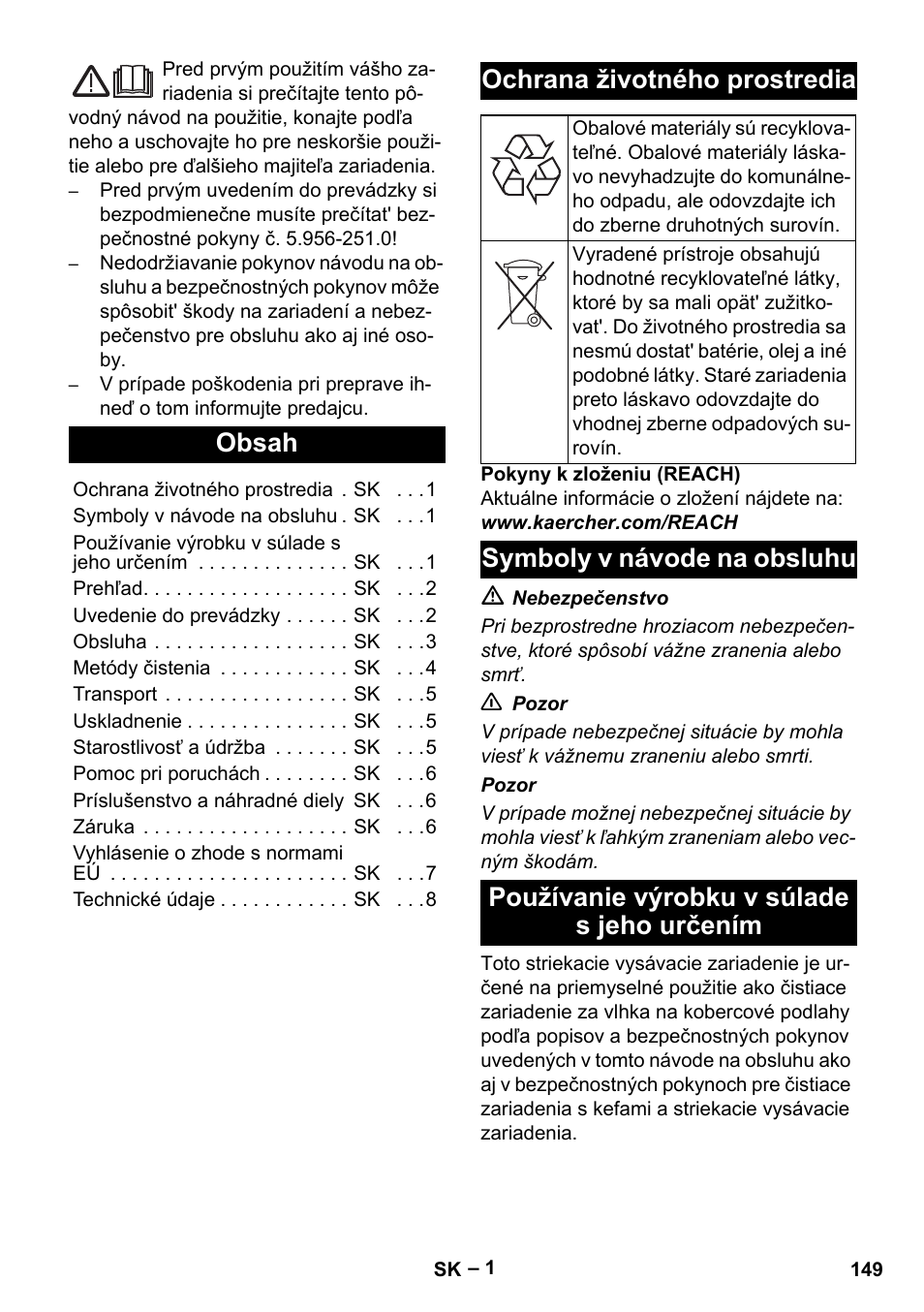 Karcher PUZZI 10-1 User Manual | Page 149 / 216