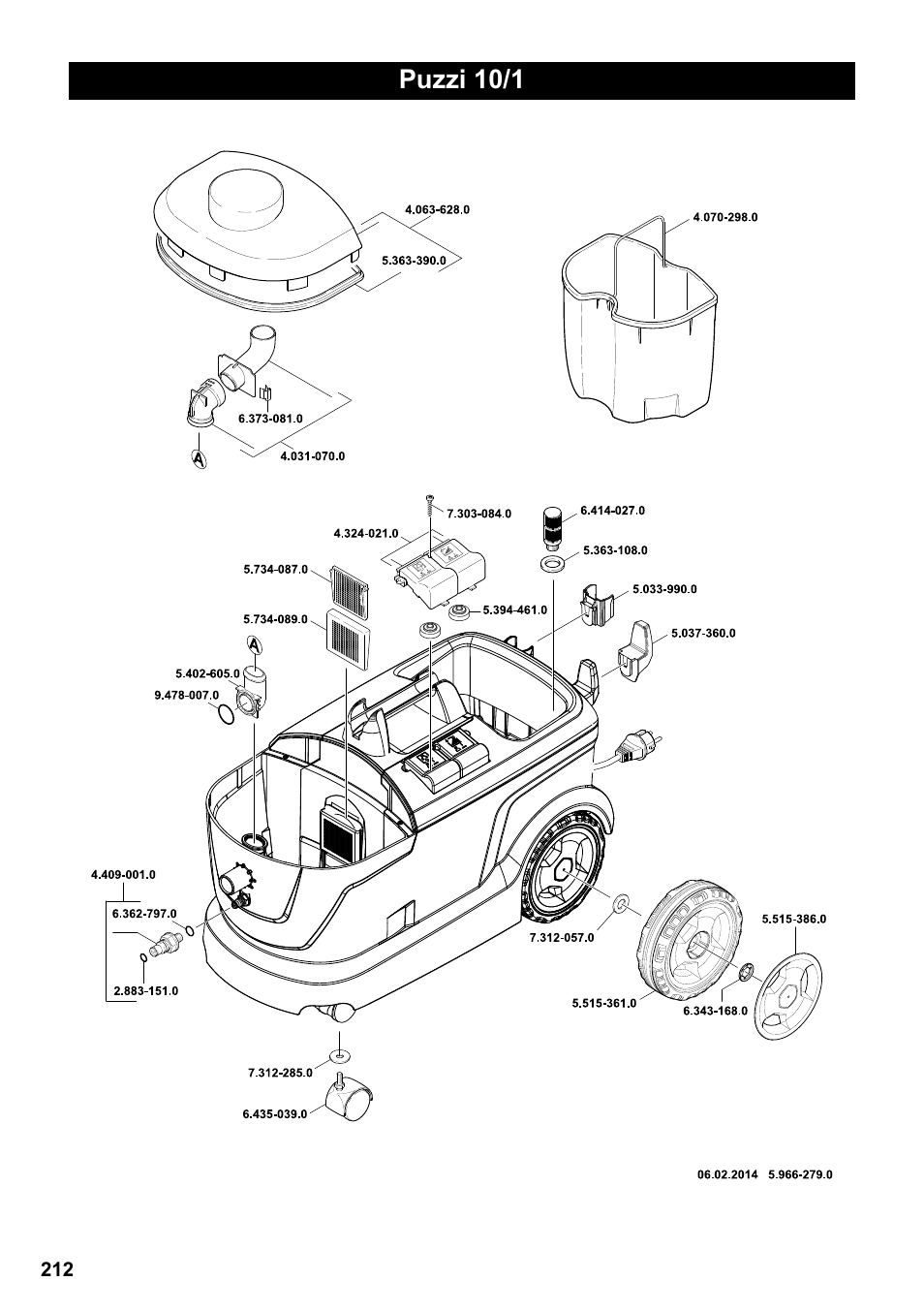 Puzzi 10/1 | Karcher PUZZI 10-1 User Manual | Page 212 / 216