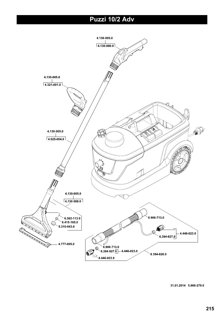 Puzzi 10/2 adv | Karcher PUZZI 10-1 User Manual | Page 215 / 216