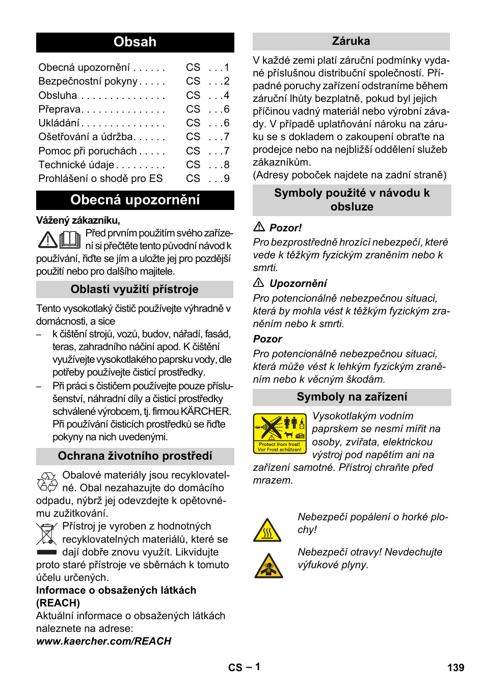 Karcher G 7-10 M User Manual | Page 139 / 248