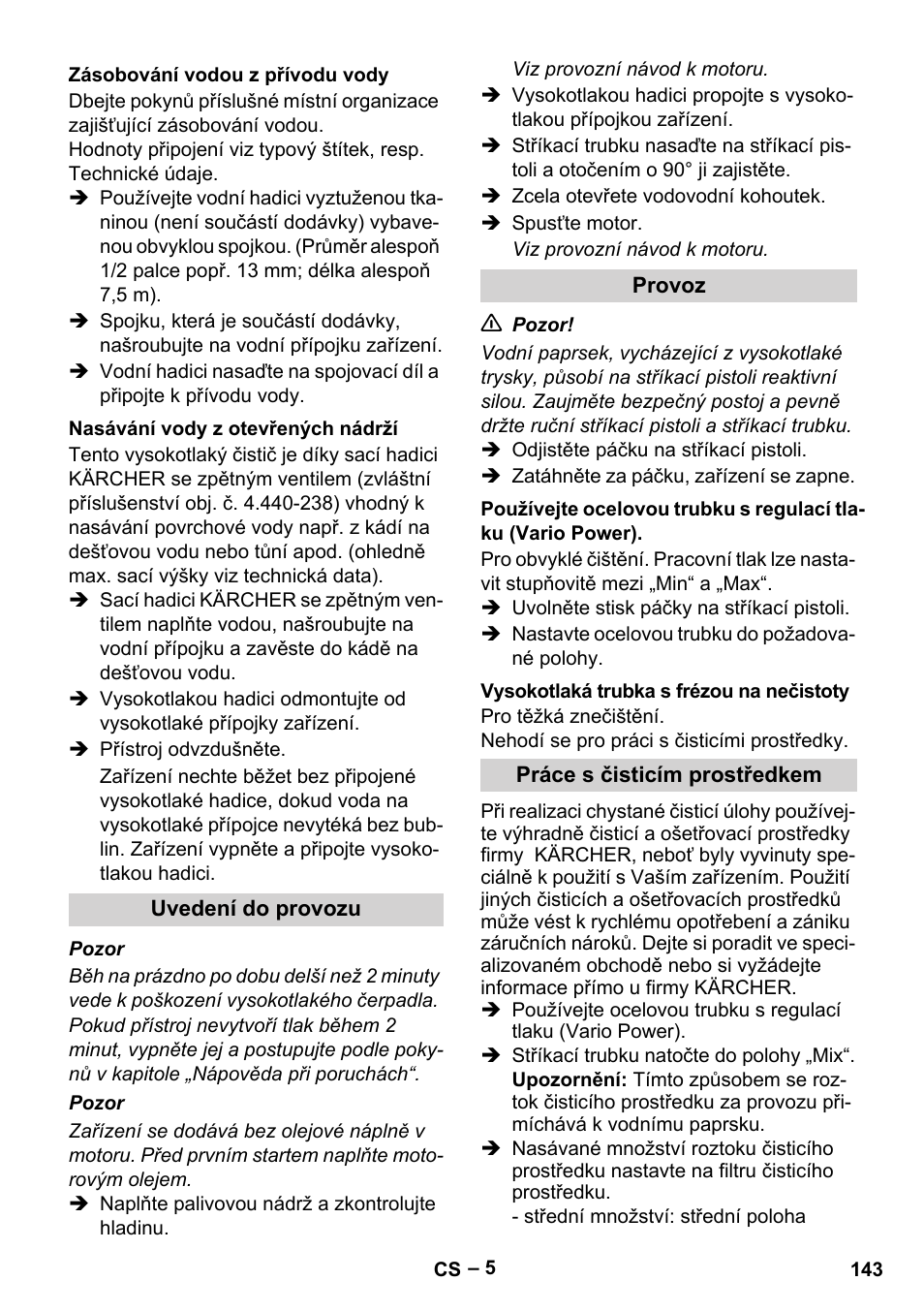 Karcher G 7-10 M User Manual | Page 143 / 248