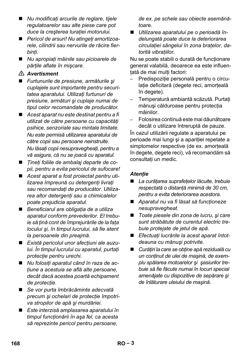 Karcher G 7-10 M User Manual | Page 168 / 248