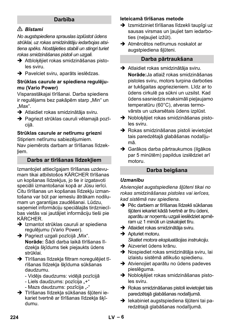 Karcher G 7-10 M User Manual | Page 224 / 248