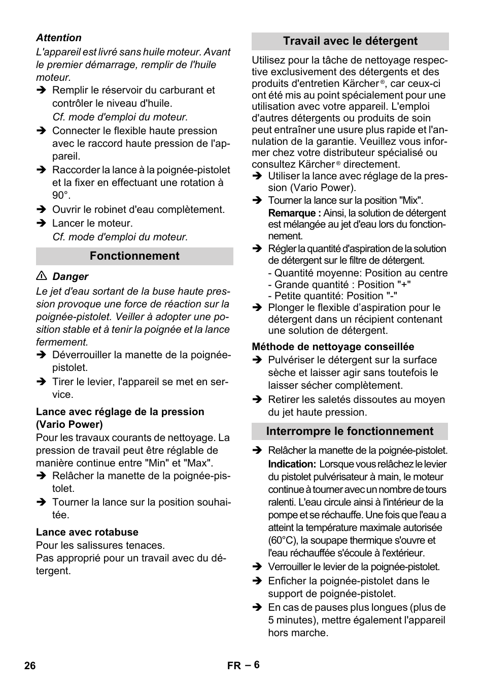 Karcher G 7-10 M User Manual | Page 26 / 248