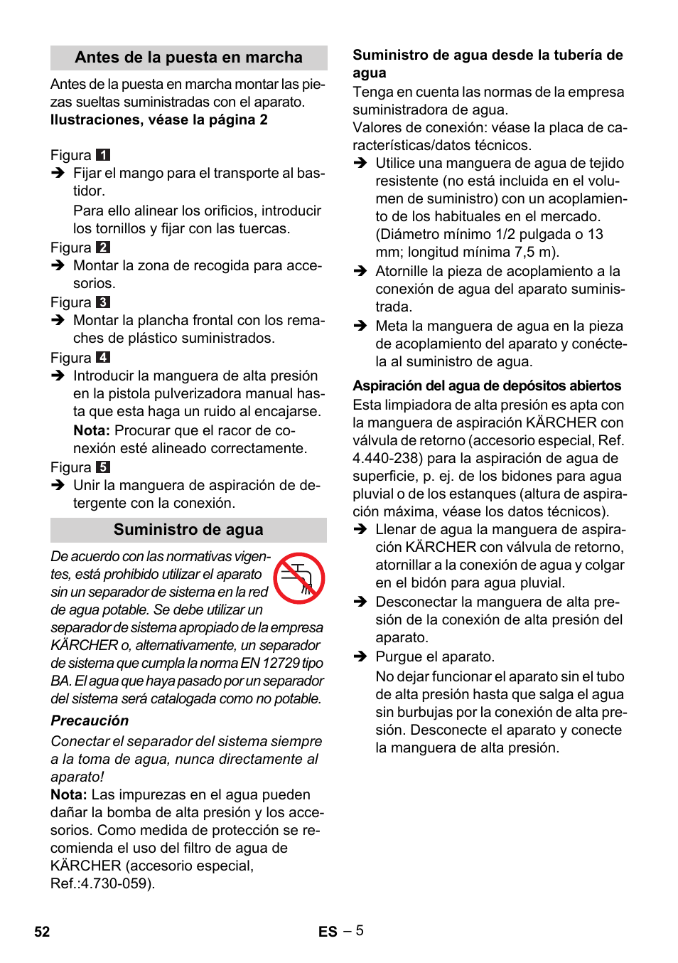 Karcher G 7-10 M User Manual | Page 52 / 248