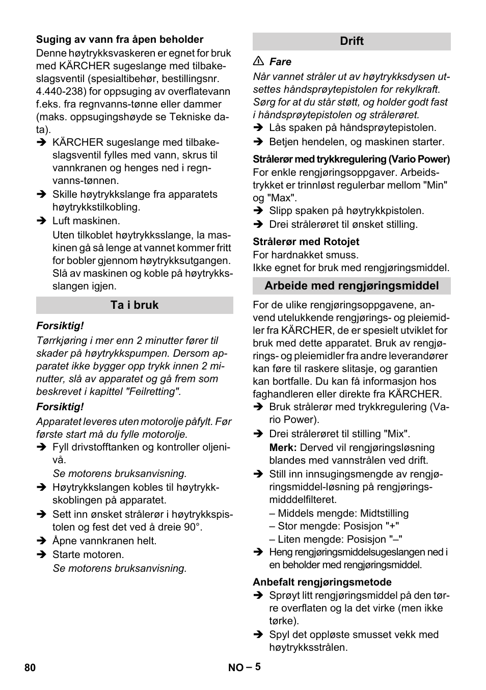 Karcher G 7-10 M User Manual | Page 80 / 248