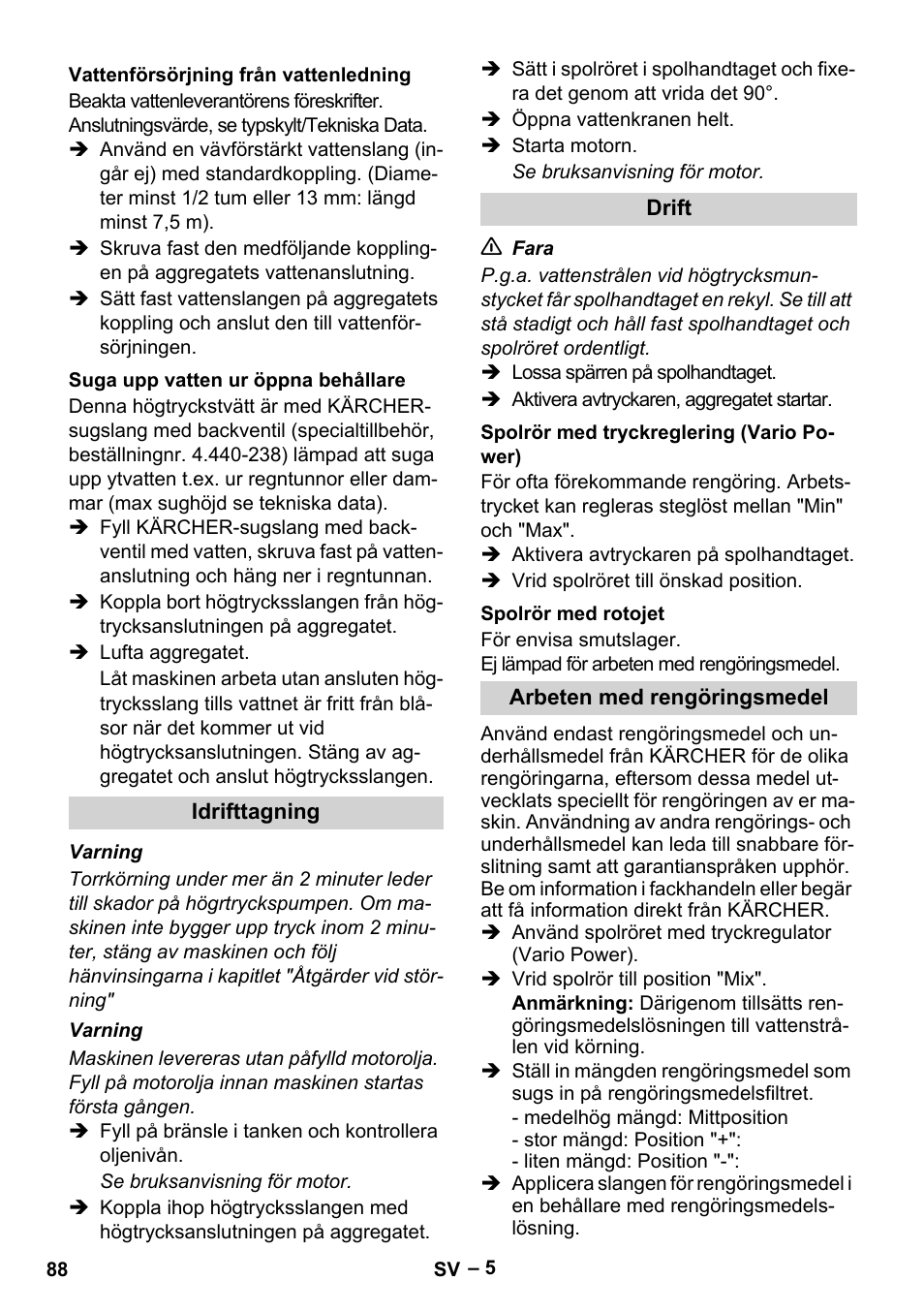 Karcher G 7-10 M User Manual | Page 88 / 248