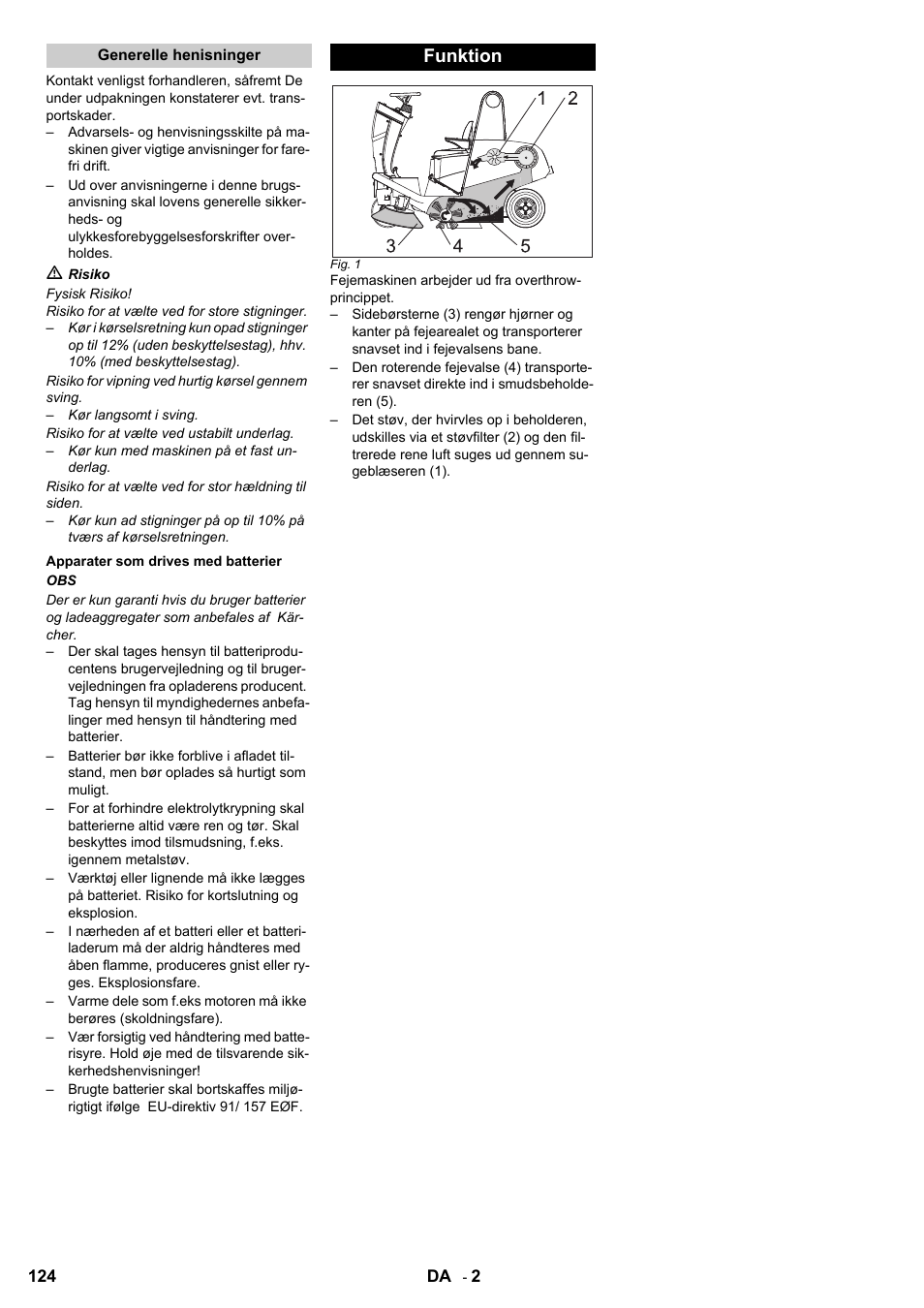 Funktion | Karcher KM 120-150 R Bp 2SB User Manual | Page 124 / 264