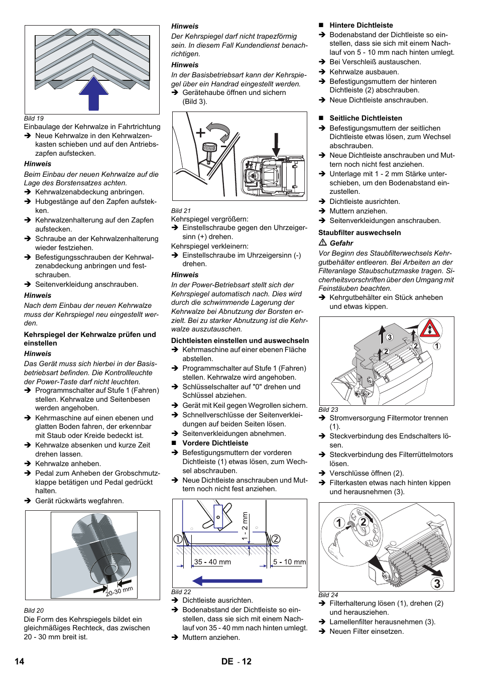 Karcher KM 120-150 R Bp 2SB User Manual | Page 14 / 264