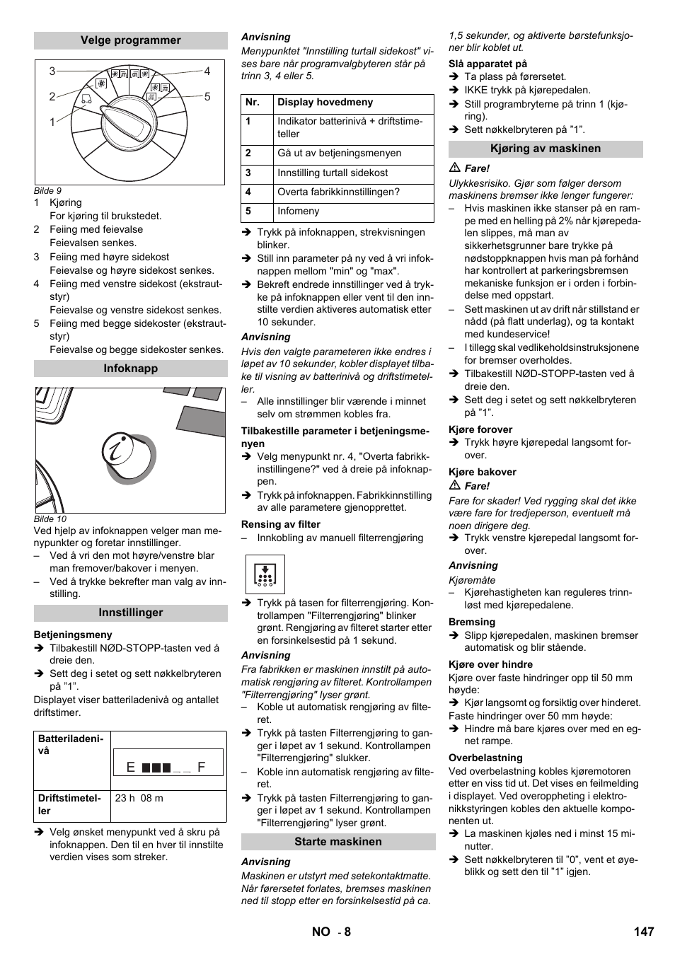 Karcher KM 120-150 R Bp 2SB User Manual | Page 147 / 264