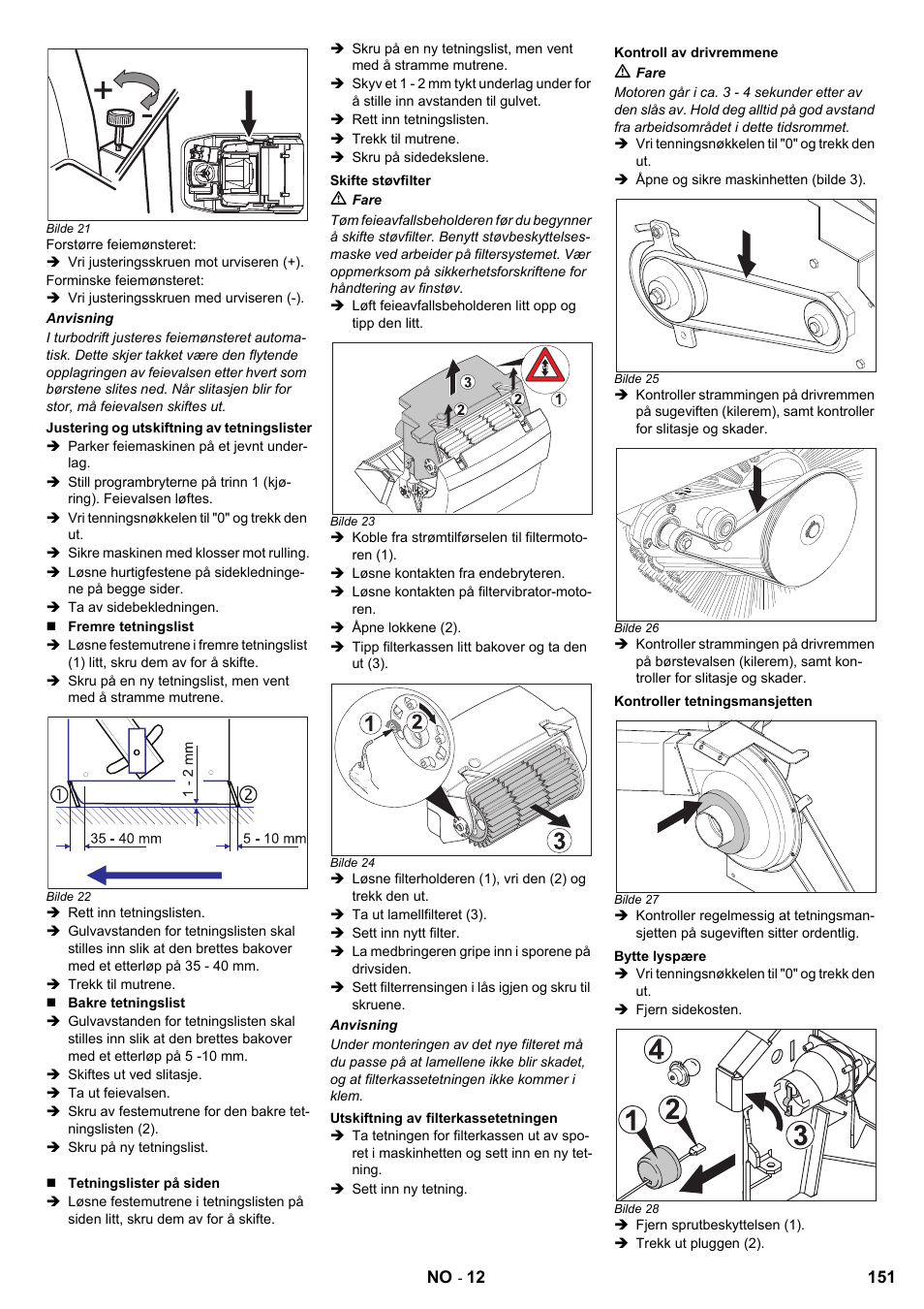 Karcher KM 120-150 R Bp 2SB User Manual | Page 151 / 264