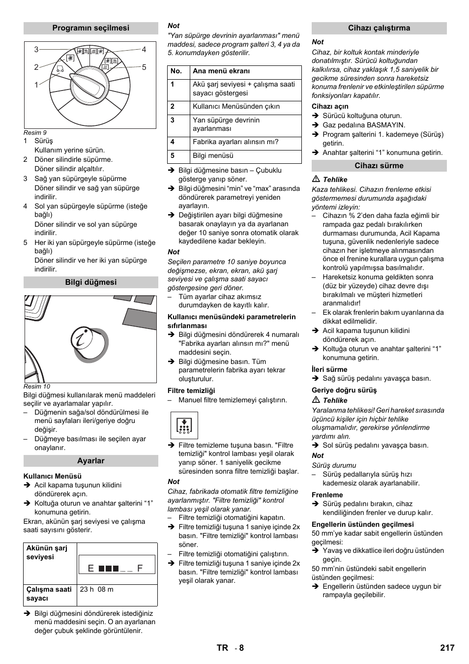 Karcher KM 120-150 R Bp 2SB User Manual | Page 217 / 264