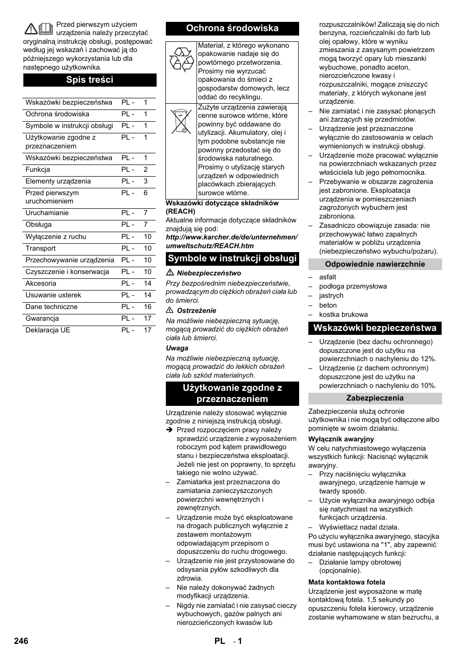 Karcher KM 120-150 R Bp 2SB User Manual | Page 246 / 264
